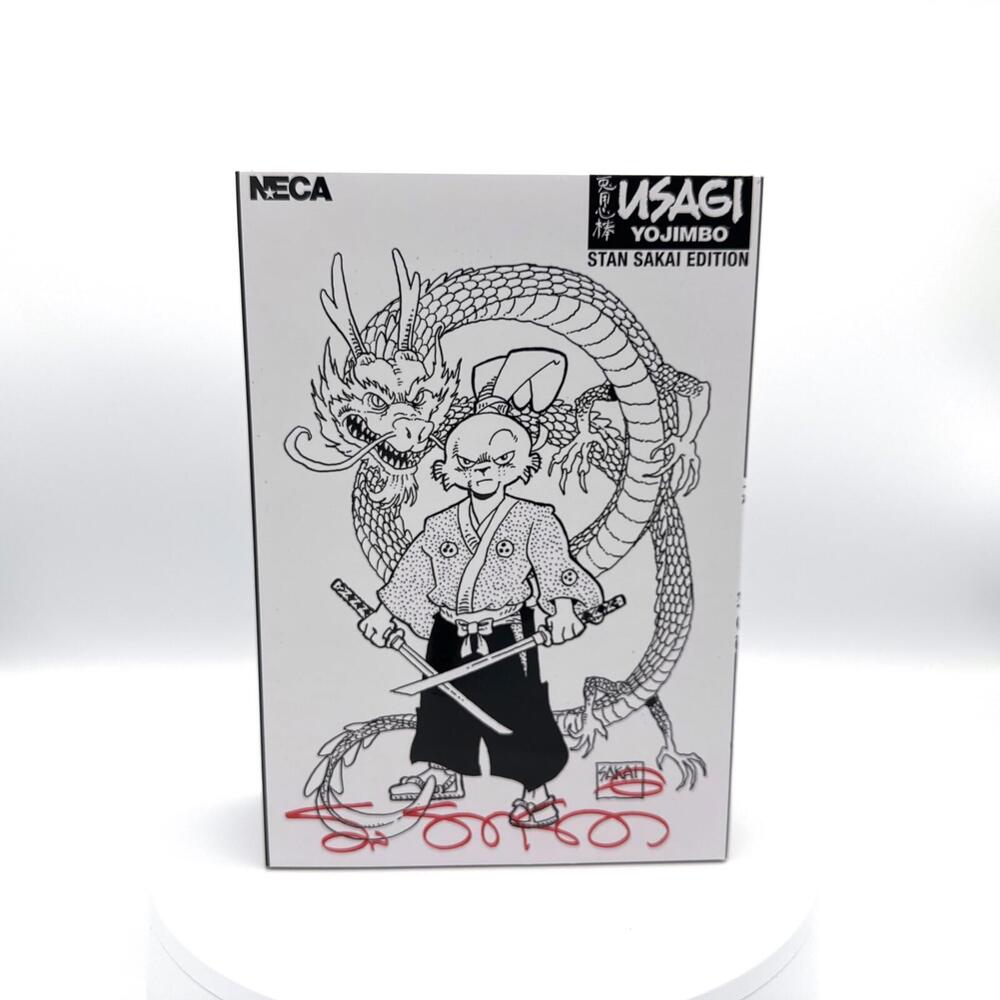 NECA Usagi Yojimbo 7" Figure Signed Stan Sakai #577/989 Limited NIB